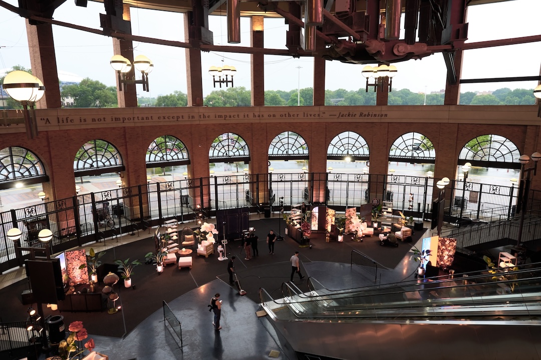 A view of the Jackie Robinson Rotunda at Citi Field 