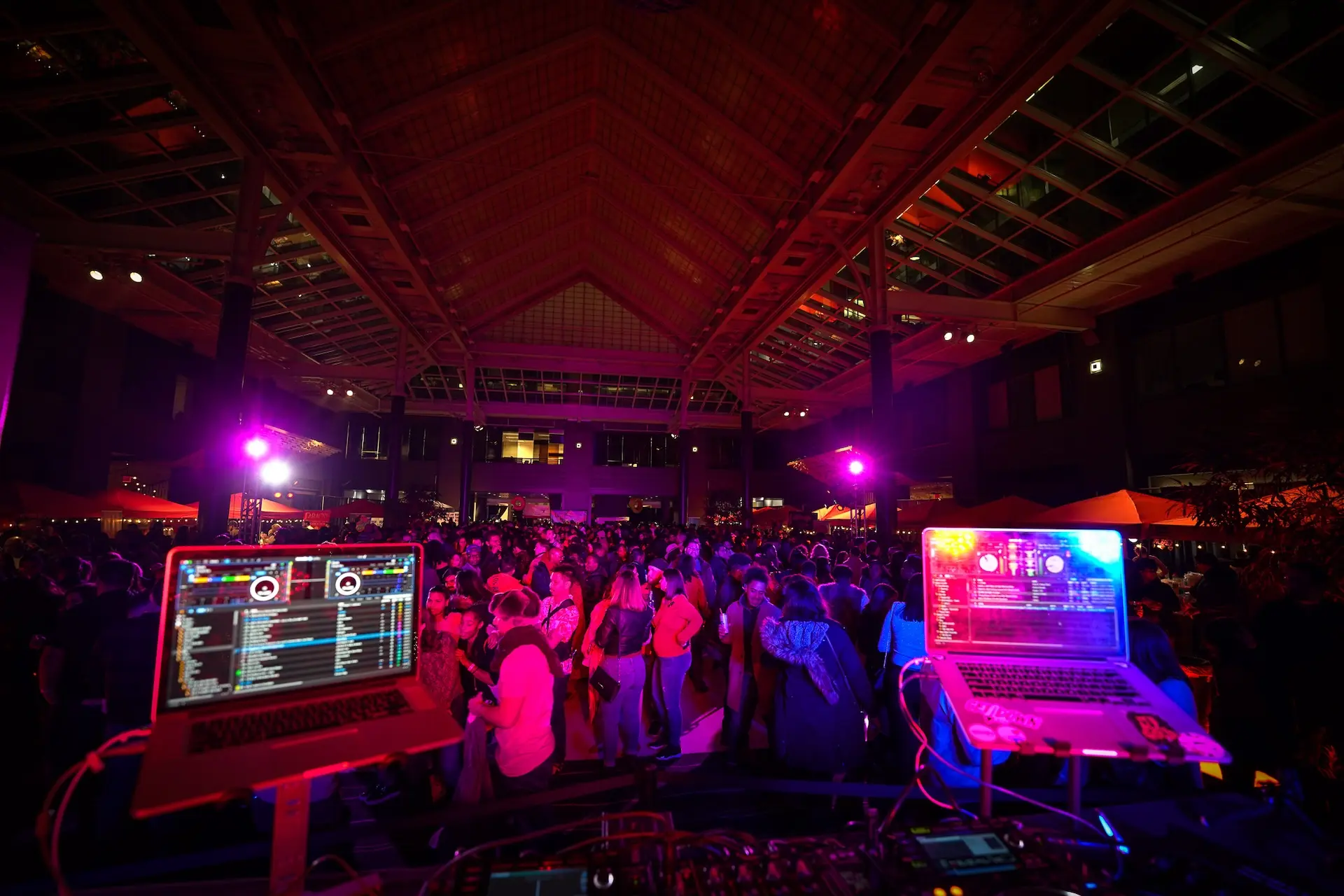 A private concert at a live event